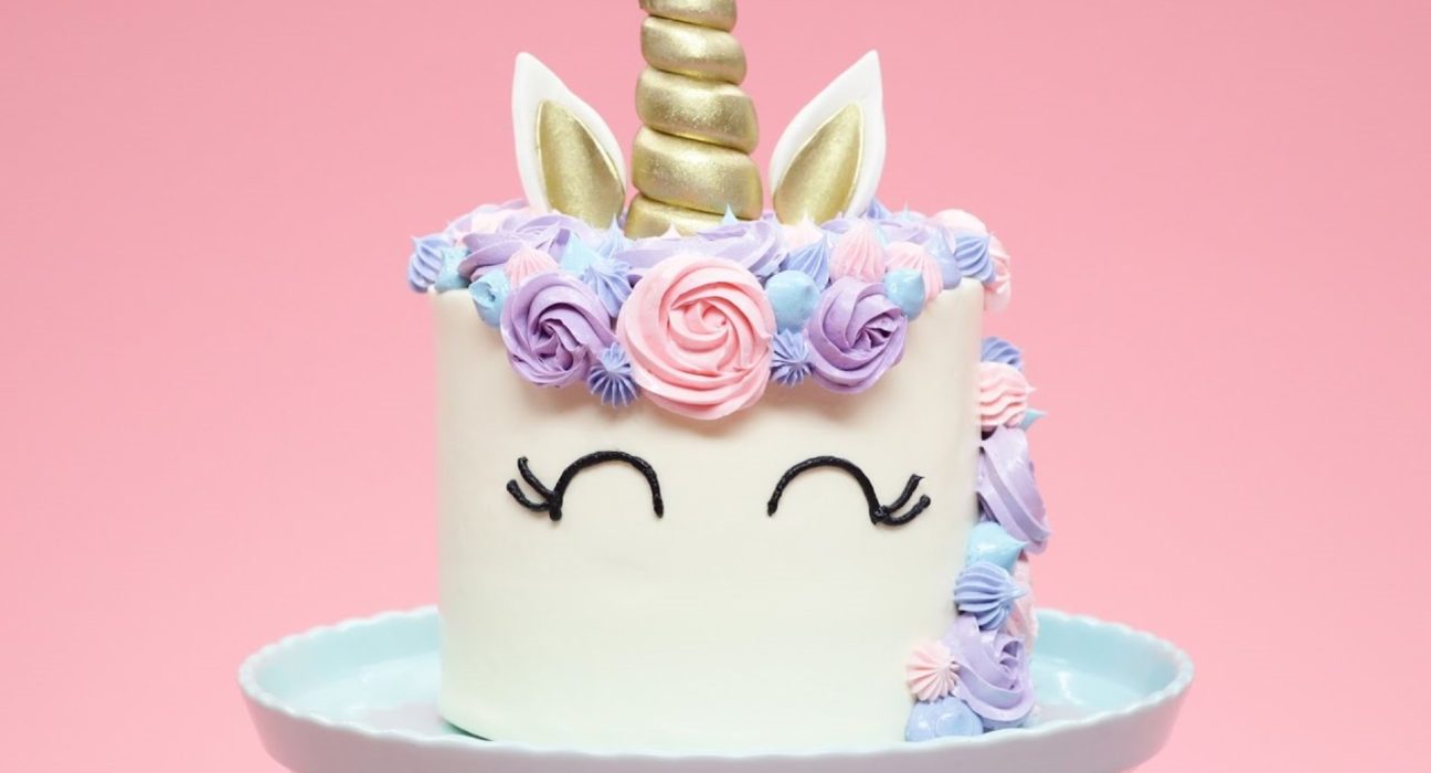 Unicorn birthday cake