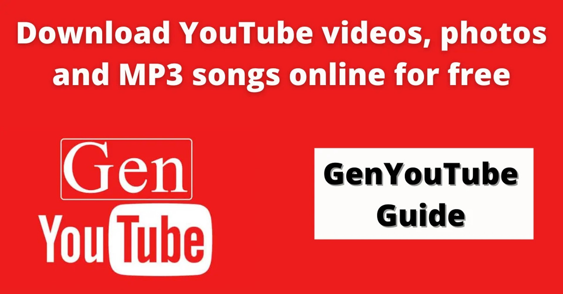 genyoutube video downloader